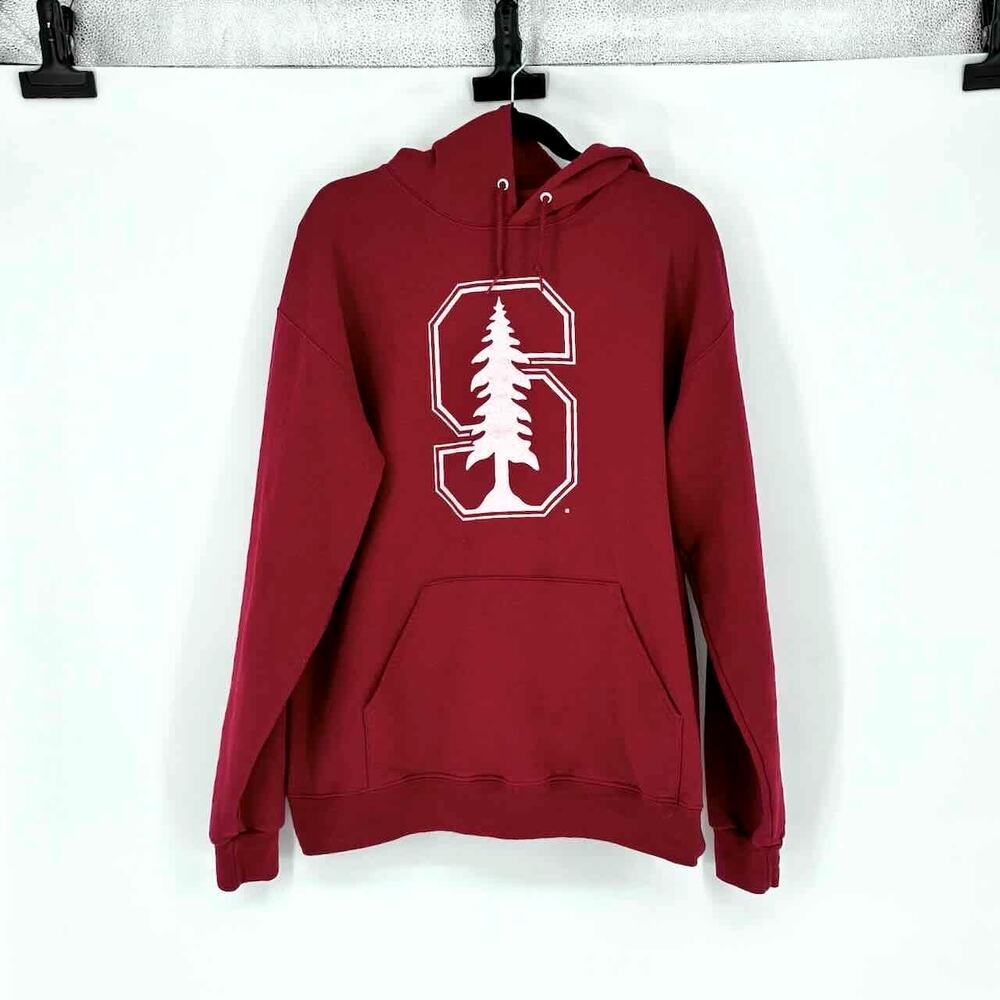 The Victory Cranberry Red Stanford Cardinals Hooded Sweatshirt - Size L